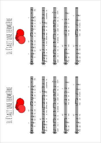 Il était une fermière Partition gratuite
